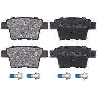 Brake pad set without wear sensor 16.4 mm A.B.S. for FORD...