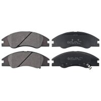 Brake pad set with wear warning 17 mm A.B.S. for KIA...