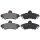 Brake pad set without wear sensor 15.6 mm A.B.S. for FORD MONDEO and others