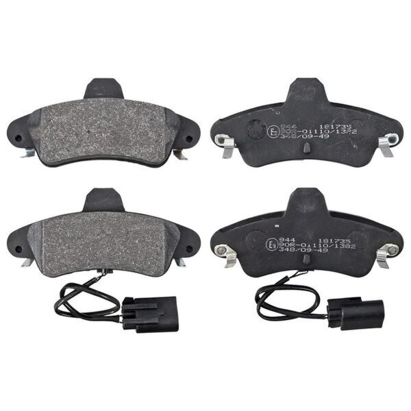 Brake pad set with wear sensor 15.6 mm A.B.S. for FORD MONDEO and others