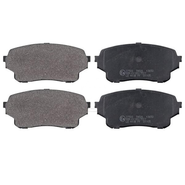 Brake pad set with acoustic wear warning 15.4 mm A.B.S. for SUZUKI GRAND