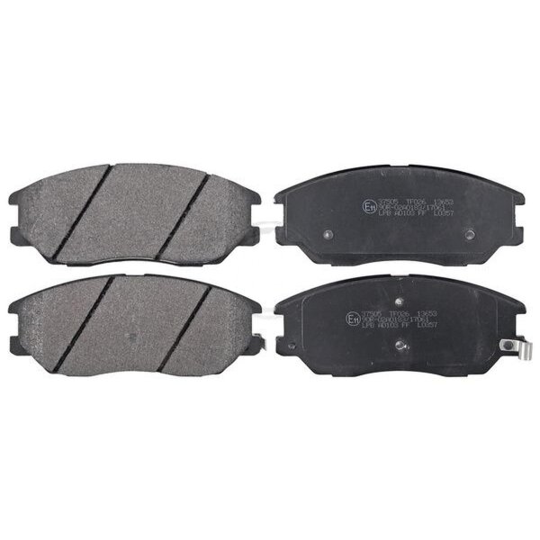 Brake pad set with wear warning 17.2 mm A.B.S. for SSANGYONG RODIUS and others