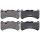 Brake pad set for wear warning indicator 16 mm A.B.S. for e.g. MB CLK
