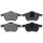 Brake pad set without wear sensor 18.9 mm A.B.S. for e.g. VOLVO V70