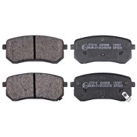 Brake pad set with wear warning 14 mm A.B.S. for HYUNDAI...