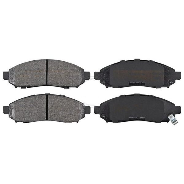 Brake pad set with wear warning 17 mm A.B.S. for NISSAN NAVARA and others