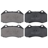 Brake pad set without wear sensor 15.3 mm A.B.S. for e.g....