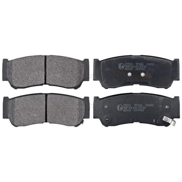 Brake pad set with wear warning 15.6 mm A.B.S. for HYUNDAI SANTA and others