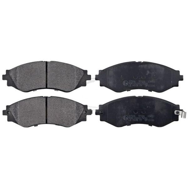 Brake pad set with wear warning 17 mm A.B.S. for CHEVROLET LACETTI and others