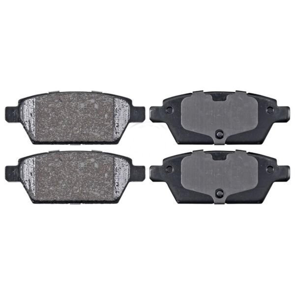 Brake pad set without integrated wear sensor 14 mm A.B.S. for e.g. MAZDA 6