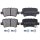 Bremsbelagsatz Scheibenbremse hinten A.B.S. für HONDA CIVIC VIII Hatchback