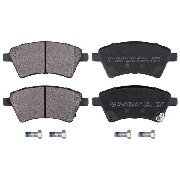 Brake pad set with wear warning 15 mm A.B.S. for SUZUKI SX4 and others
