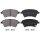 Brake pad set with wear warning 15 mm A.B.S. for SUZUKI SX4 and others