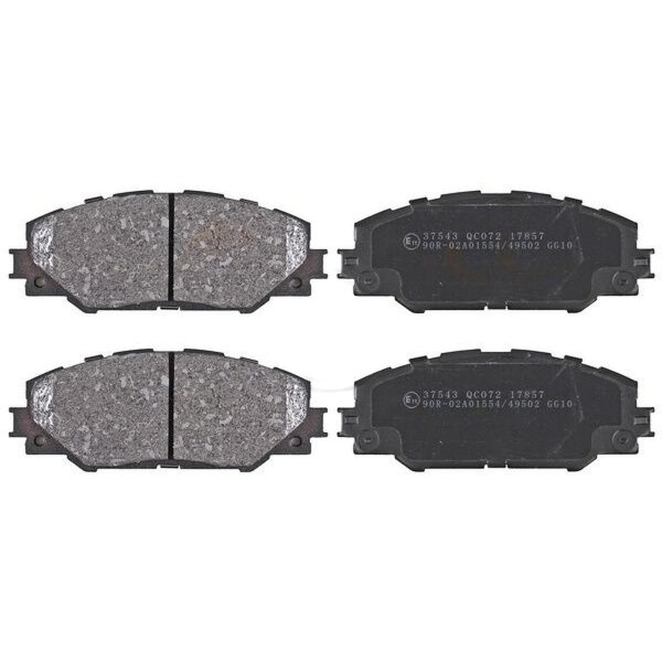 Brake pad set without wear sensor 17.6 mm A.B.S. for TOYOTA RAV and others