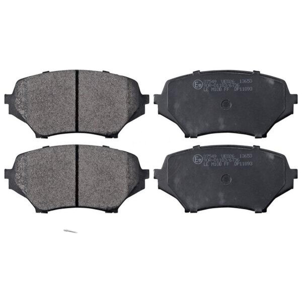 Brake pad set with acoustic wear warning 14.4 mm A.B.S. for MAZDA MX-5