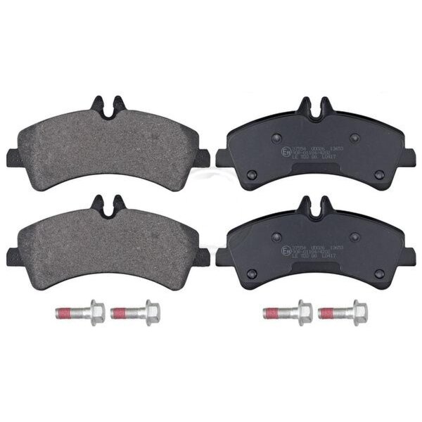 Brake pad set for wear warning indicator 20.6 mm A.B.S. for e.g. MB SPRINTER