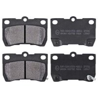 Brake pad set without wear sensor 15.5 mm A.B.S. for...
