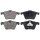 Brake pad set for wear warning indicator 19.8 mm A.B.S. for VOLVO V70 and others