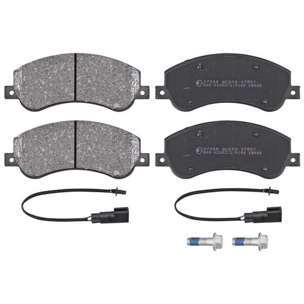 Brake pad set incl. wear warning contact 19 mm A.B.S. for FORD TRANSIT