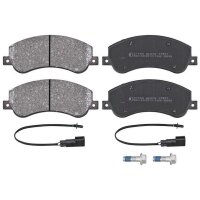 Brake pad set incl. wear warning contact 19 mm A.B.S. for...