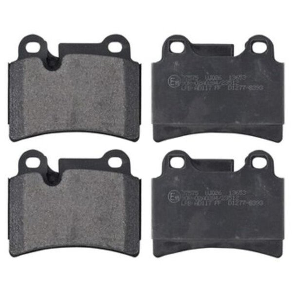Brake pad set for wear warning indicator 17.1 mm A.B.S. for VW TOUAREG
