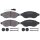 Bremsbelagsatz mit Verschleißsensor 19,3 mm A.B.S. für u.a. CITROËN JUMPER