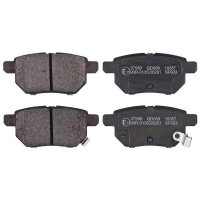 Brake pad set with wear warning 14.4 mm A.B.S. for TOYOTA...