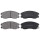 Brake pad set with wear warning 17.4 mm A.B.S. for e.g. OPEL ANTARA