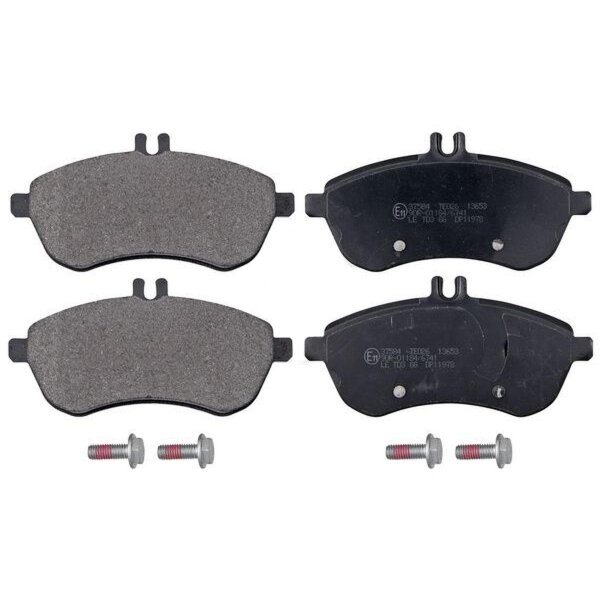 Brake pad set for wear warning indicator 20.6 mm A.B.S. for MB C-CLASS
