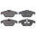 Bremsbelagsatz für Verschleißwarnanzeige 17,9 mm A.B.S. für u.a. MB C-KLASSE