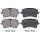 Brake pad set without wear sensor 17.5 mm A.B.S. for AUDI A4 and others