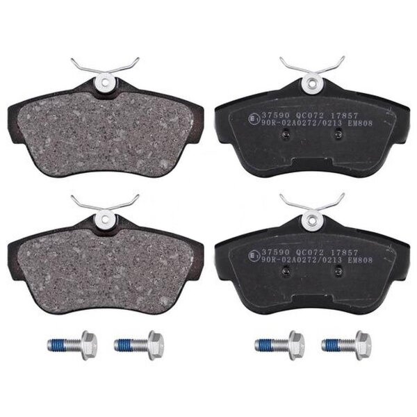 Brake pad set without wear sensor 17 mm A.B.S. for CITROËN JUMPY and others
