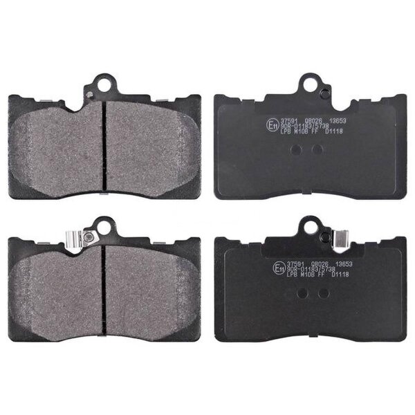 Brake pad set with wear warning 17.5 mm A.B.S. for LEXUS GS and others