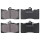 Brake pad set with wear warning 17.5 mm A.B.S. for LEXUS GS and others