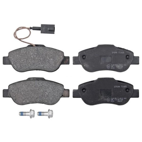 Brake pad set with wear sensor 17.9 mm A.B.S. for FIAT PANDA and others