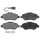 Brake pad set with wear sensor 17.9 mm A.B.S. for FIAT PANDA and others