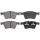 Brake pad set for wear warning indicator 20.5 mm A.B.S. for e.g. MB GL-CLASS