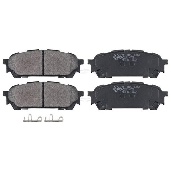 Brake pad set with wear warning 14 mm A.B.S. for SUBARU FORESTER and others
