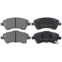 Brake pad set disc brake with acoustic wear warning 19 mm...