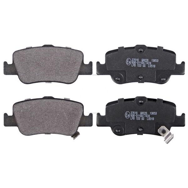 Brake pad set with wear warning 16.6 mm A.B.S. for TOYOTA AURIS and others