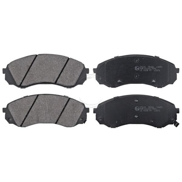 Brake pad set with wear warning 17.5 mm A.B.S. for HYUNDAI H-1 and others