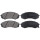 Brake pad set with wear warning 17.5 mm A.B.S. for HYUNDAI H-1 and others