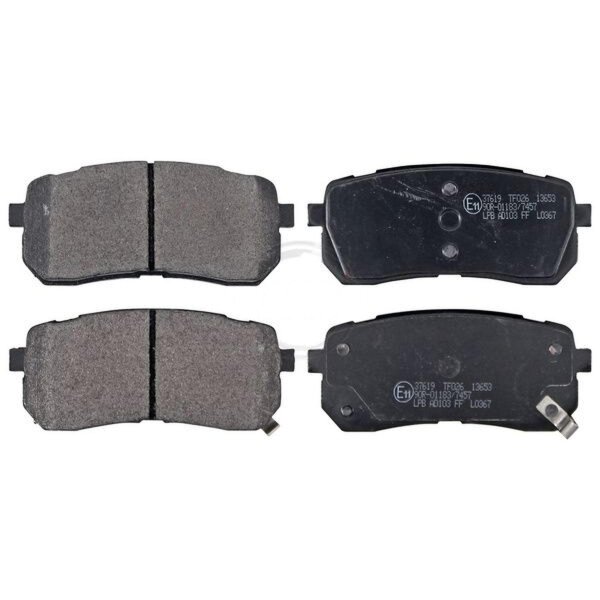 Brake pad set with wear warning 15.6 mm A.B.S. for KIA SORENTO and others