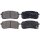 Brake pad set with wear warning 15.6 mm A.B.S. for KIA SORENTO and others