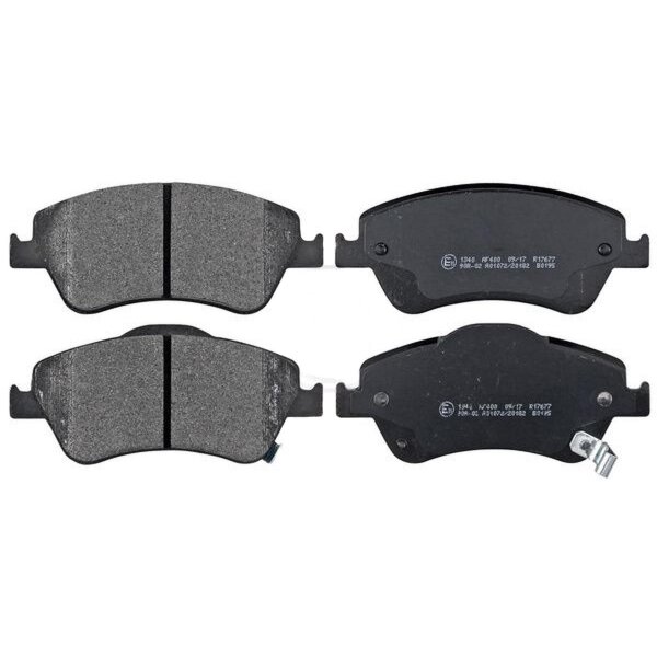 Brake pad set with wear warning 19.2 mm A.B.S. for TOYOTA AURIS and others