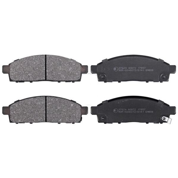Brake pad set with wear warning 16 mm A.B.S. for e.g. MITSUBISHI L200