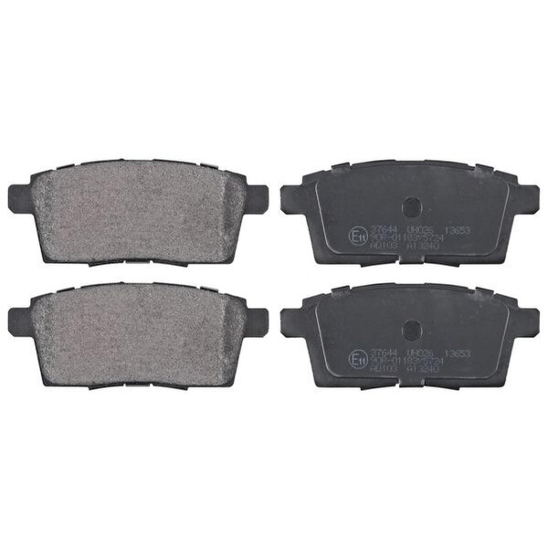Brake pad set without wear sensor 17.9 mm A.B.S. for e.g. MAZDA CX-7