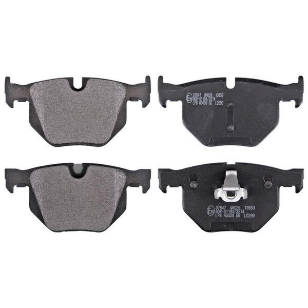 Brake pad set for wear warning indicator 17 mm A.B.S. for BMW 5 Series