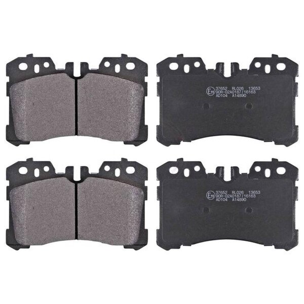 Brake pad set for wear warning indicator 18 mm A.B.S. for e.g. LEXUS LS