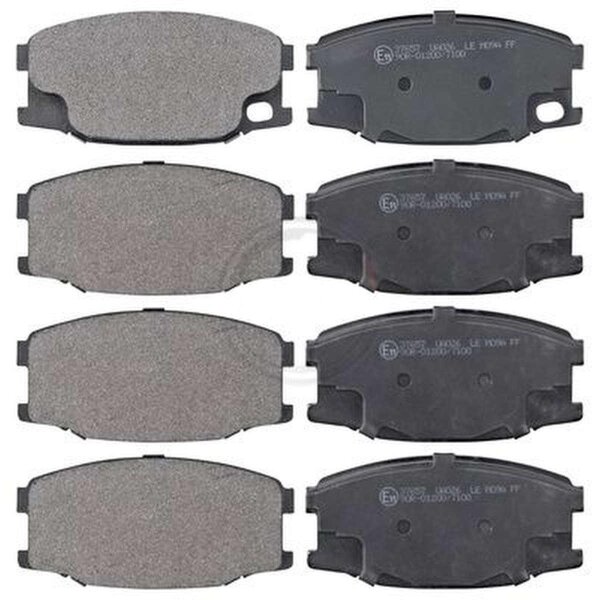 Brake pad set without integrated wear sensor 19.4 mm A.B.S. for MITSUBISHI